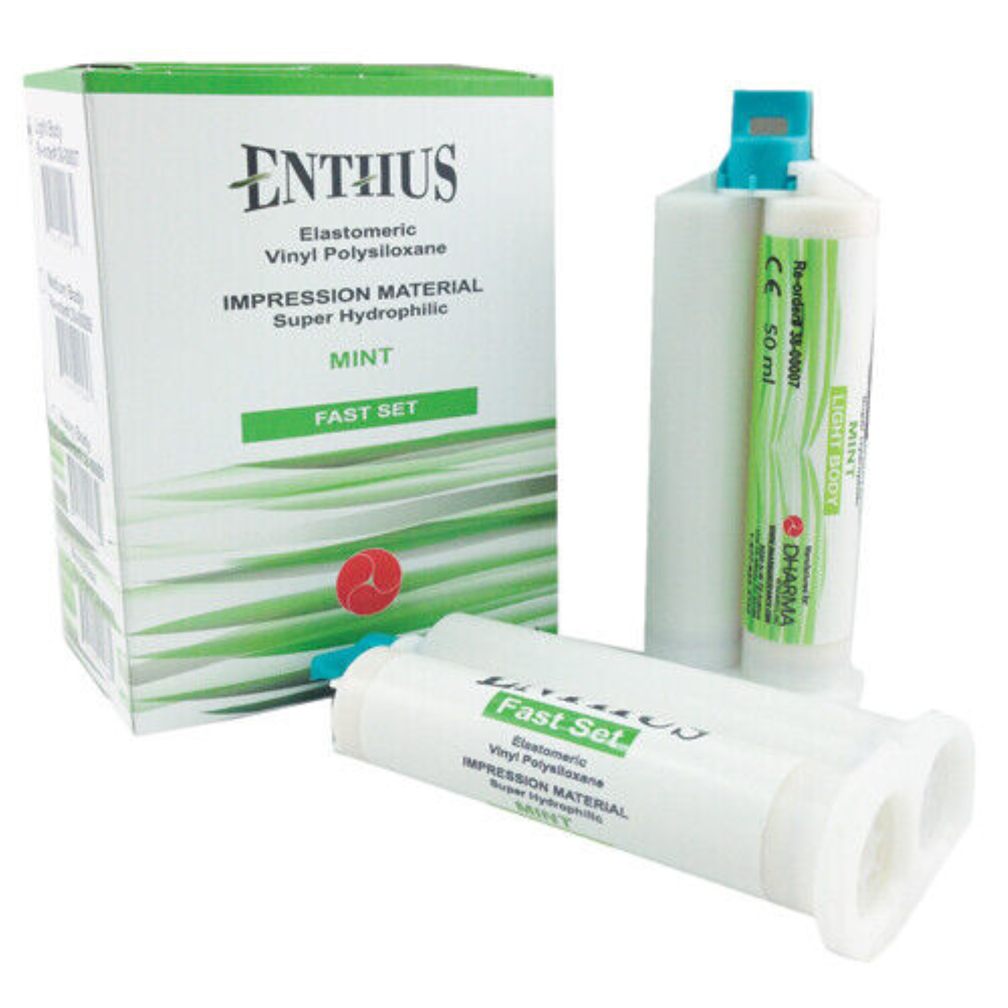 ENTHUS VPS Light Body – Fast Set – Spearmint / 4 x 50ml / MADE IN USA