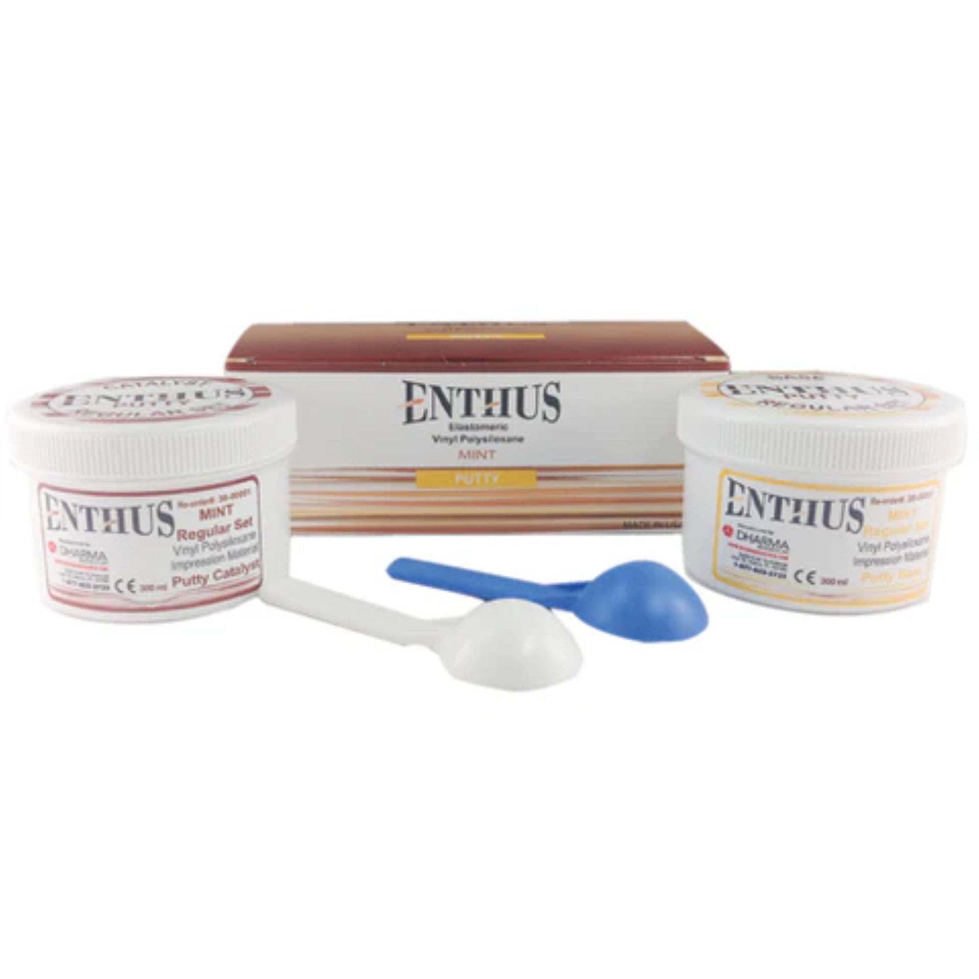 ENTHUS VPS Putty – Regular Set – Spearmint / 300ml Base & Catalyst / MADE IN USA