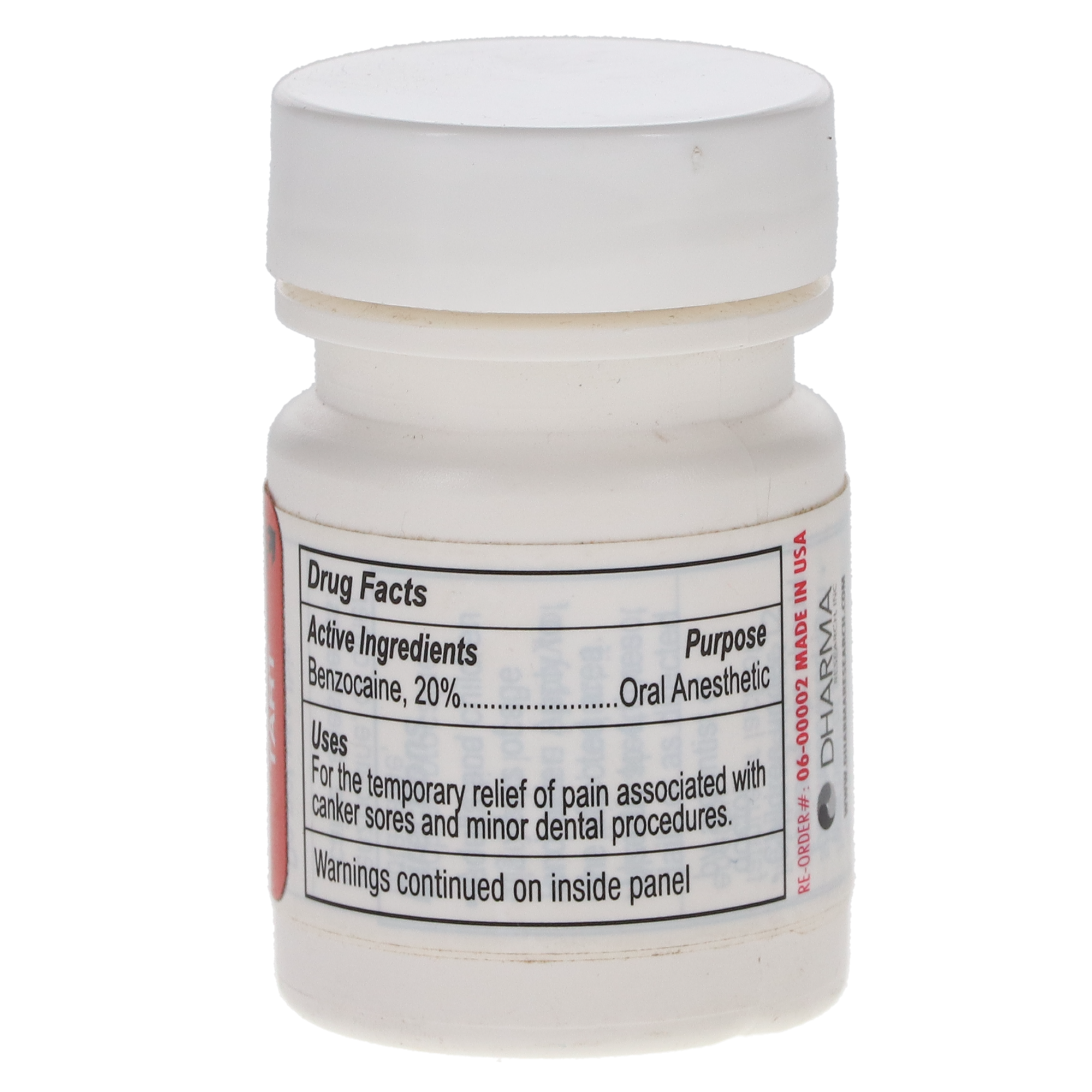Iolite Topical Benzocaine Anesthetic Gel / Cherry Tart Flavor / 32g (1.12 oz) / Vitamin E / Xylitol / MADE IN USA