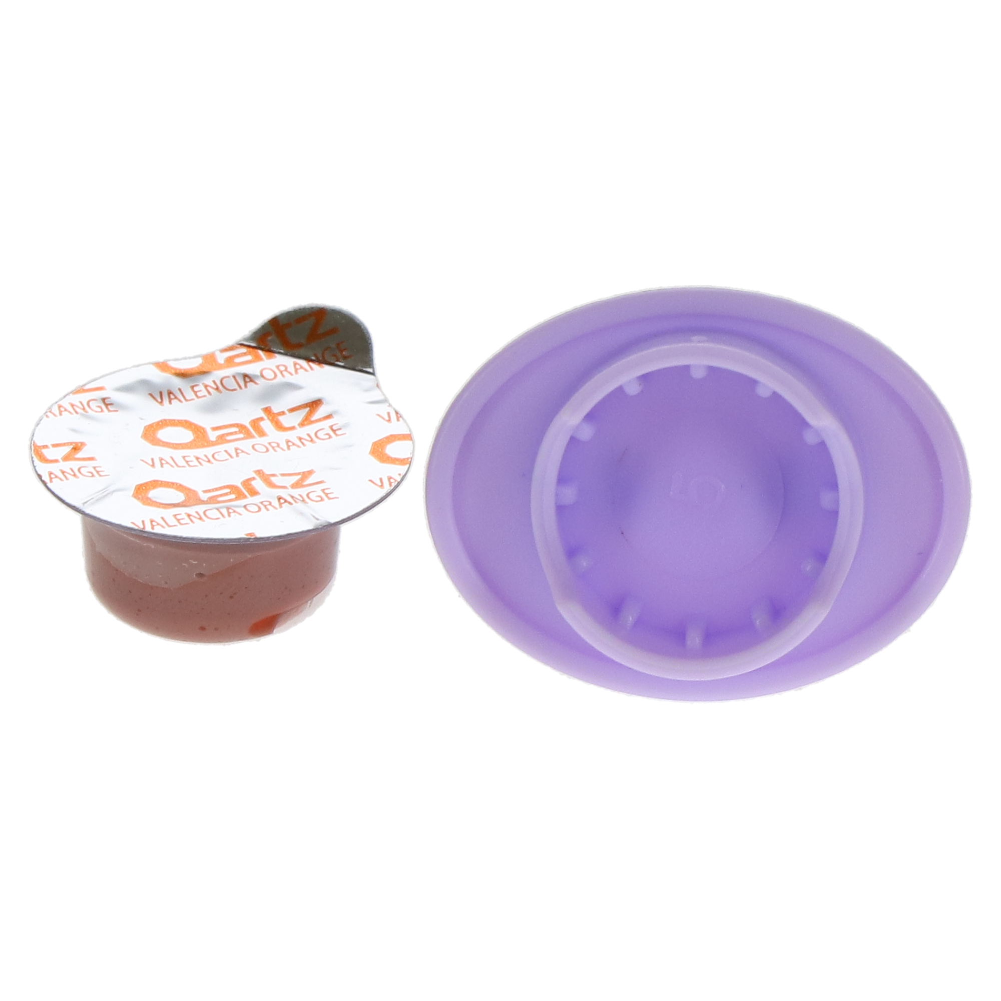 Qartz Coarse Valencia Orange Prophy Paste Cups with Fluoride / 200/Box / Non-Drying / Splatter Free / Gluten Free / MADE IN USA