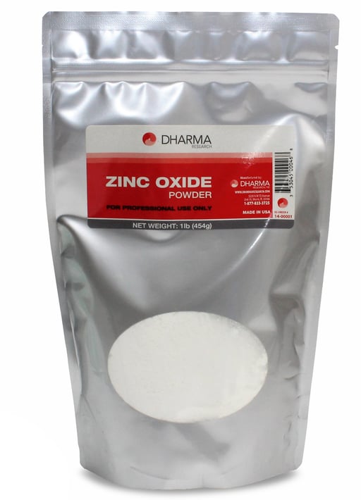 Dharma Zinc Oxide Powder – USP Grade – 16 oz (1 lb) Bag / MADE IN USA