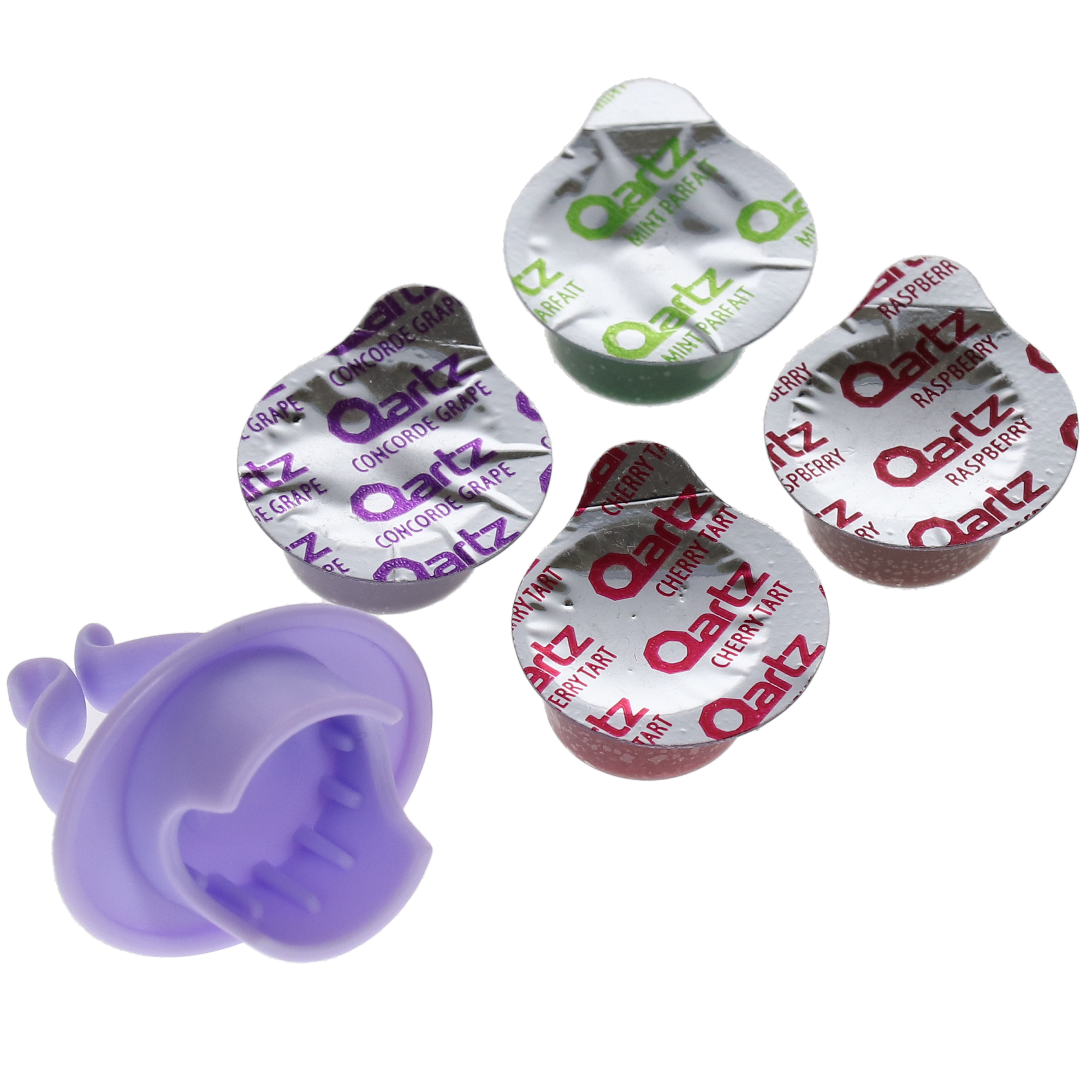 Qartz Coarse Assorted Prophy Paste Cups with Fluoride / 200/Box / Non-Drying / Splatter Free / Gluten Free / MADE IN USA