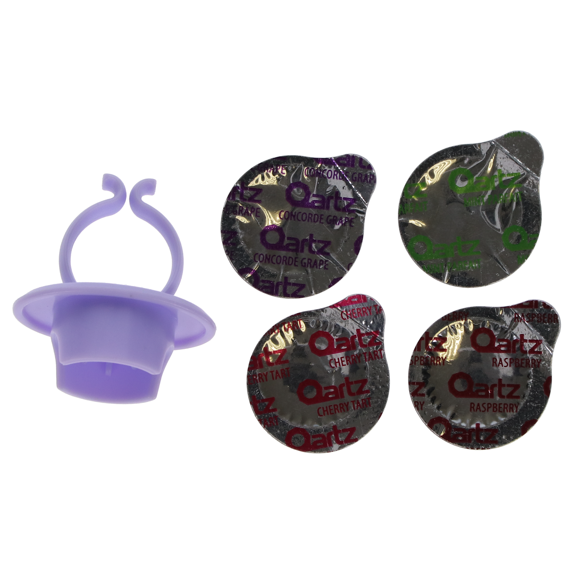 Qartz Coarse Assorted Prophy Paste Cups with Fluoride / 200/Box / Non-Drying / Splatter Free / Gluten Free / MADE IN USA