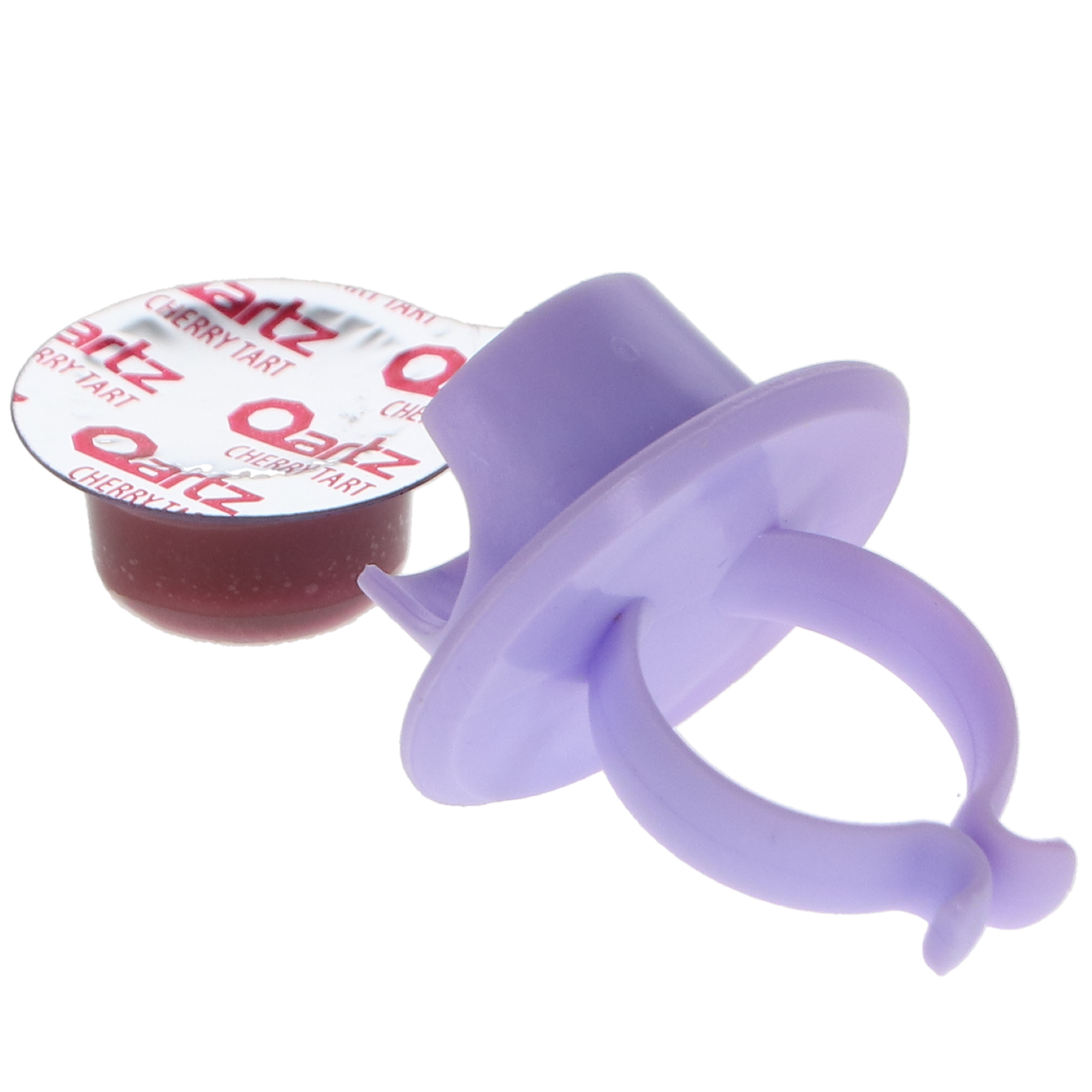 Qartz X-Coarse Cherry Tart Prophy Paste Cups with Fluoride / 200/Box / Non-Drying / Splatter Free / Gluten Free / MADE IN USA