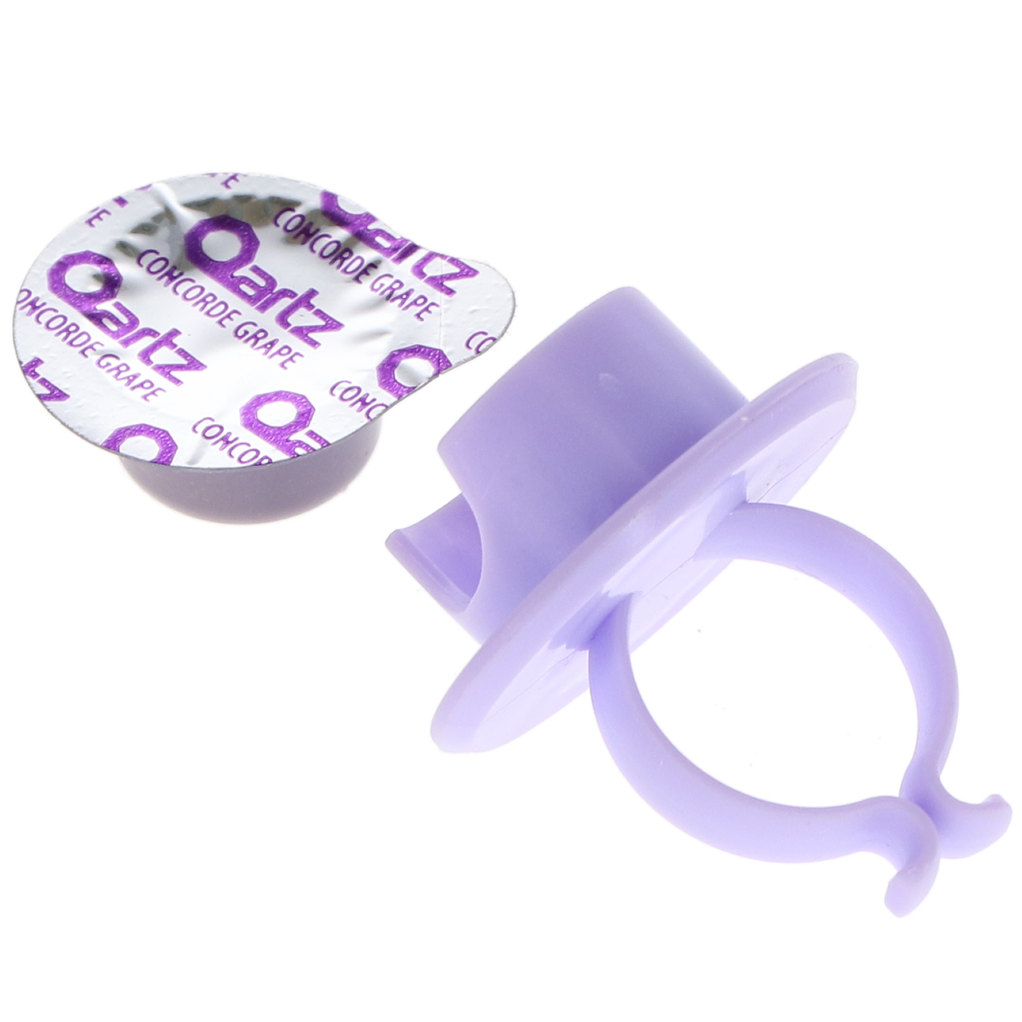 Qartz Medium Concord Grape Prophy Paste Cups with Fluoride / 200/Box / Non-Drying / Splatter Free / Gluten Free / MADE IN USA
